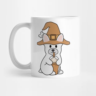 Pumpkin Spice French Bulldog White Mug